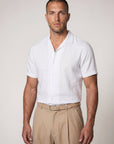 ROMA LINEN TOUCH SHIRT | WHITE