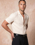 ROMA LINEN TOUCH SHIRT | BEIGE