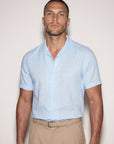 ROMA LINEN TOUCH SHIRT | SKY BLUE