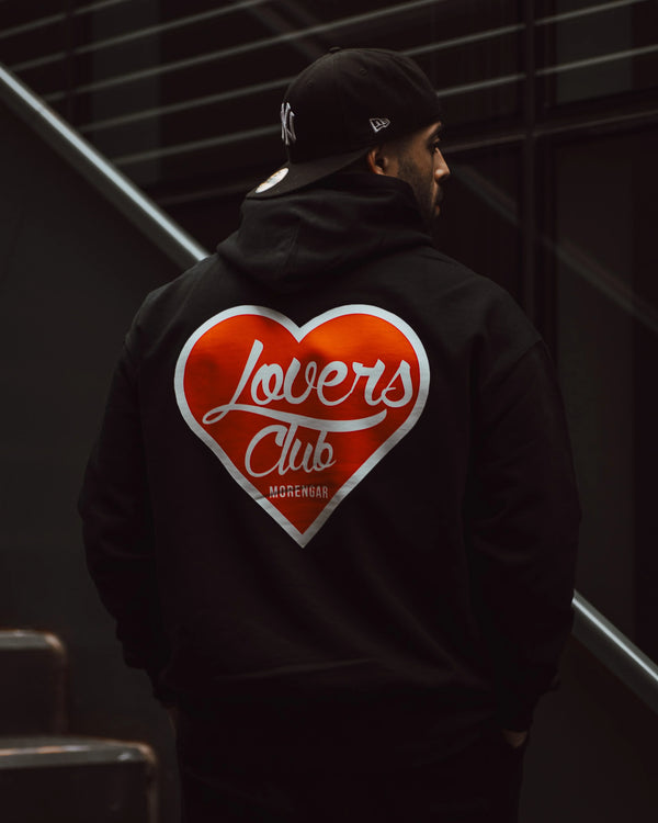 LOVERS CLUB HOODIE | SCHWARZ