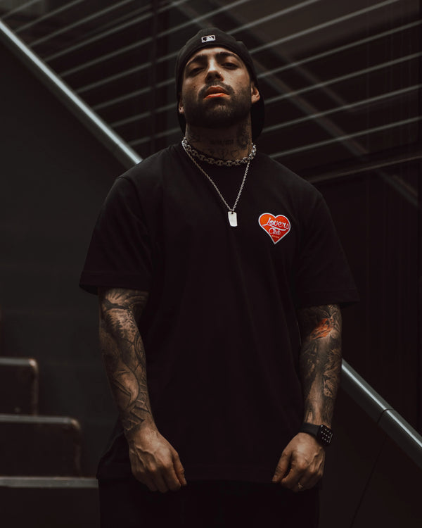 LOVERS CLUB T-SHIRT| BLACK