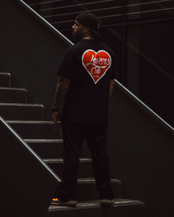 LOVERS CLUB T-SHIRT| BLACK