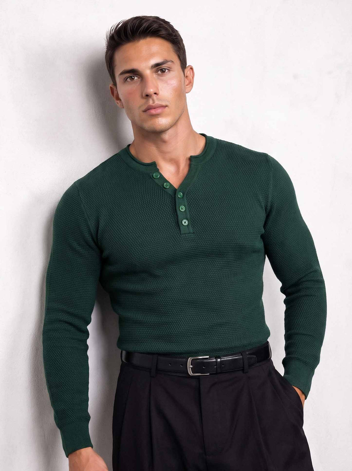 He wears size XL – 180 cm tall