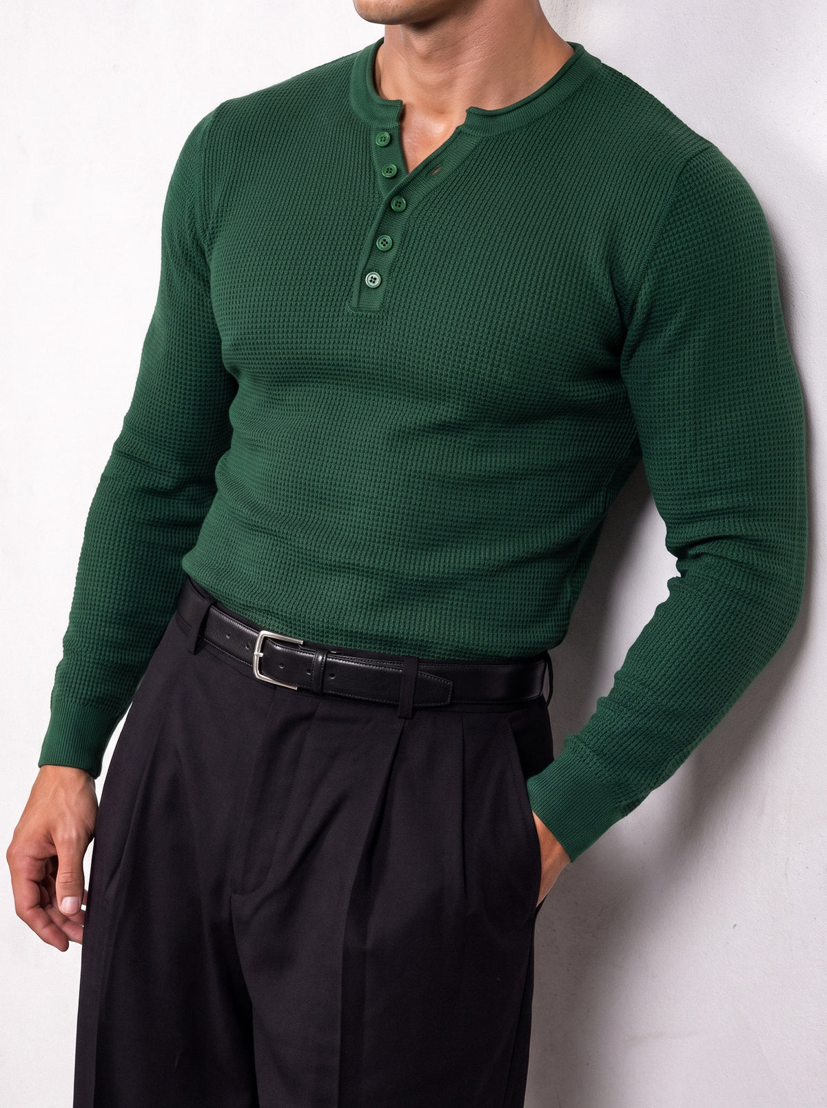 He wears size XL – 180 cm tall
