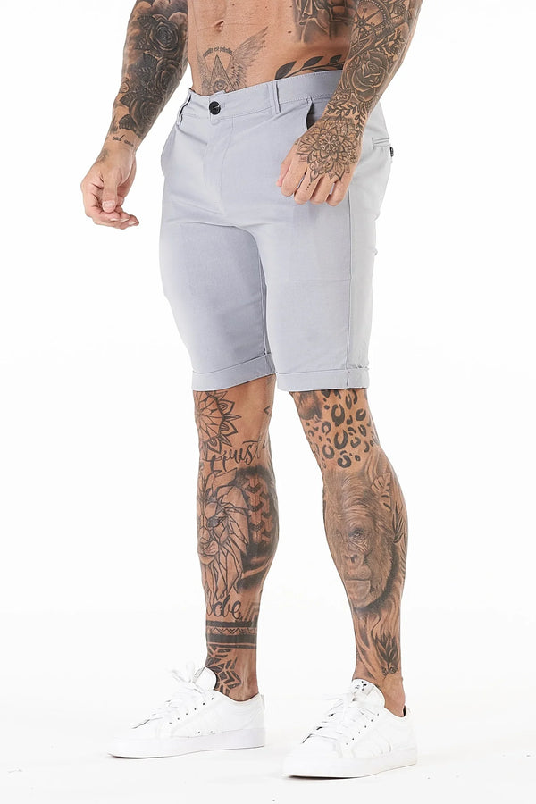 ENZO SHORTS | LIGHT GRAY