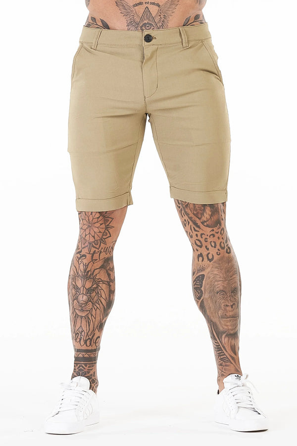 ENZO SHORTS | KHAKI
