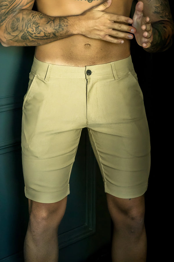 ENZO SHORTS | KHAKI