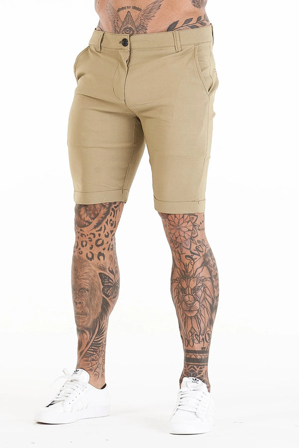ENZO SHORTS | KHAKI