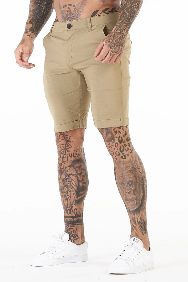 ENZO SHORTS | KHAKI