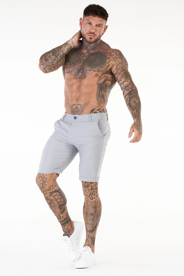ENZO SHORTS | LIGHT GRAY