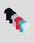 BASIC PIQUE POLO SHIRT 6-BUNDLE