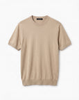 Morengar beige knit t-shirt, product photo