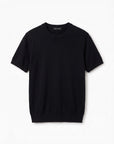 Morengar black knit t-shirt, product photo