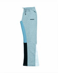 FLARED TRACKSUIT PANTS |GREY & LIGHT BLUE