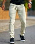 ANTONIO SLIM-FIT TROUSER | BEIGE