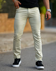 ANTONIO SLIM-FIT TROUSER | BEIGE