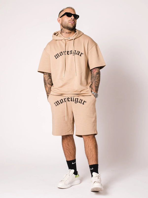 BERMUDA MORENGAR LOGO CURVADO BEIGE