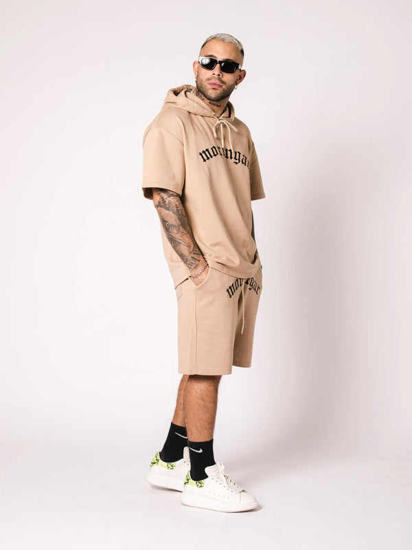 BERMUDA MORENGAR LOGO CURVADO BEIGE