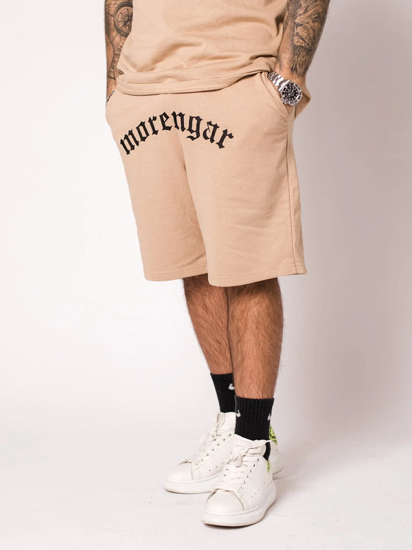 BERMUDA MORENGAR LOGO CURVADO BEIGE