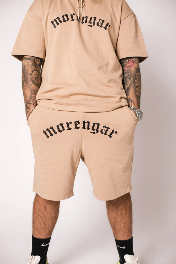 BERMUDA MORENGAR LOGO CURVADO BEIGE