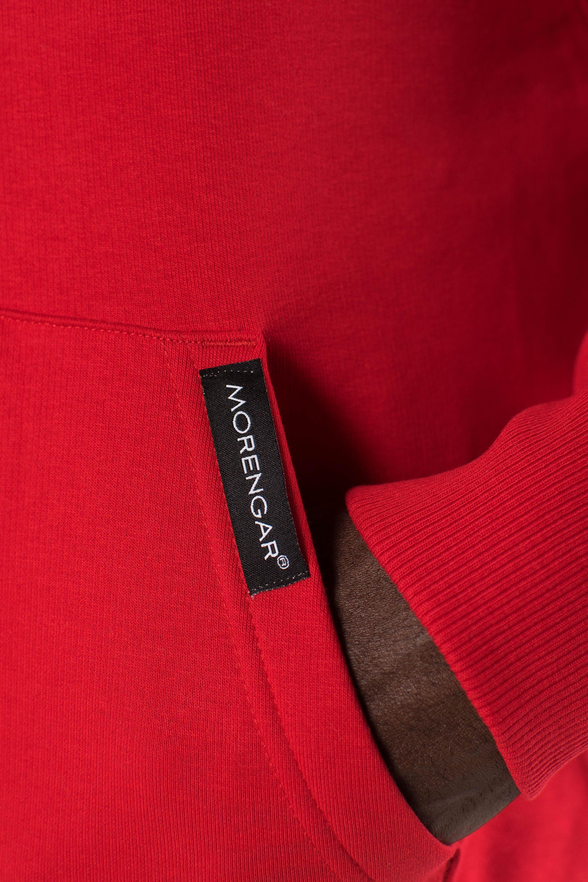 ORIGINAL LOGO HOODIE | RED 350-GSM