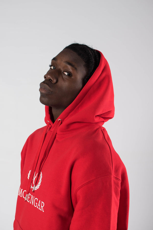 ORIGINAL LOGO HOODIE | RED 350-GSM
