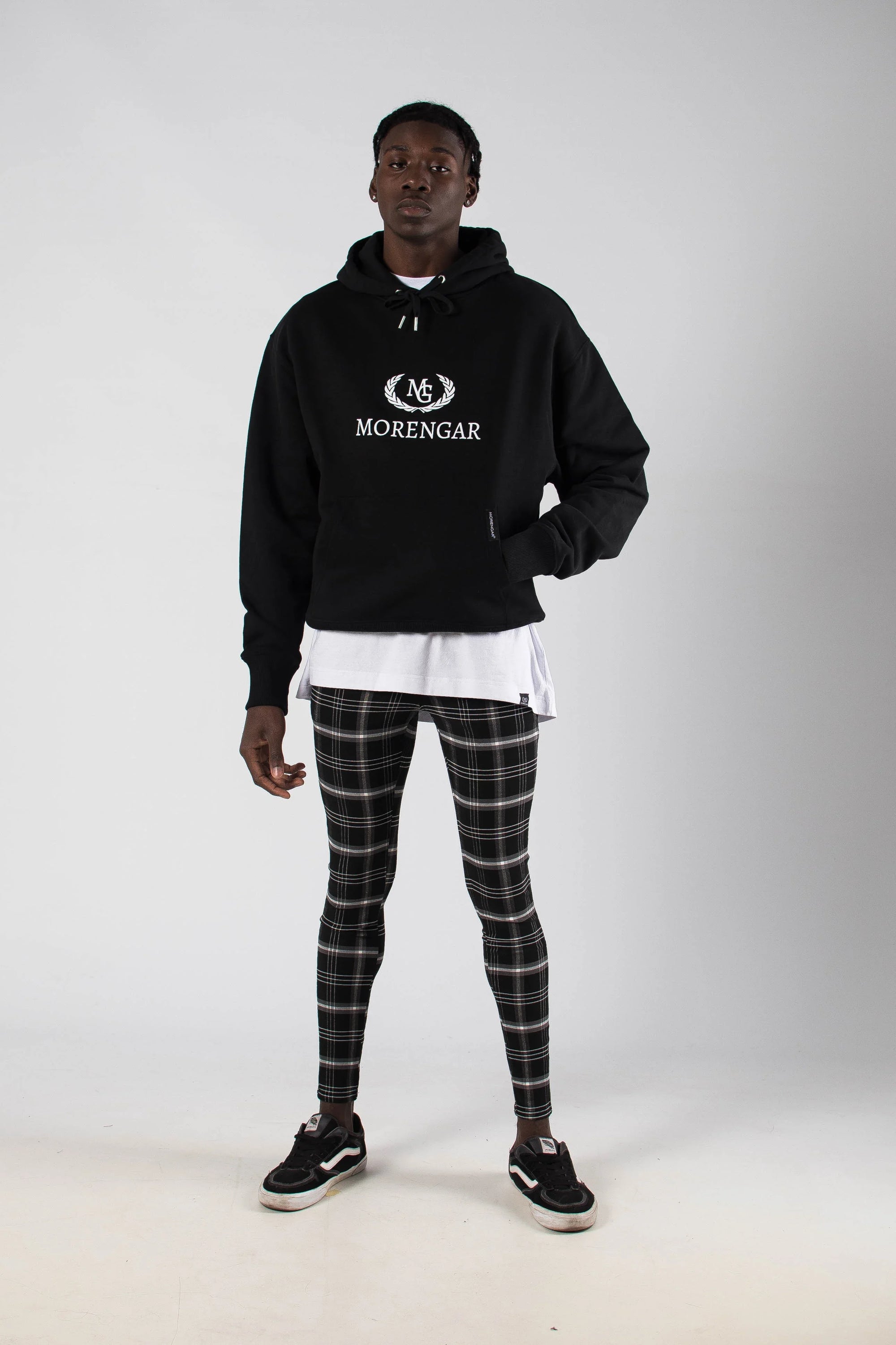 ORIGINAL LOGO HOODIE | BLACK 350-GSM