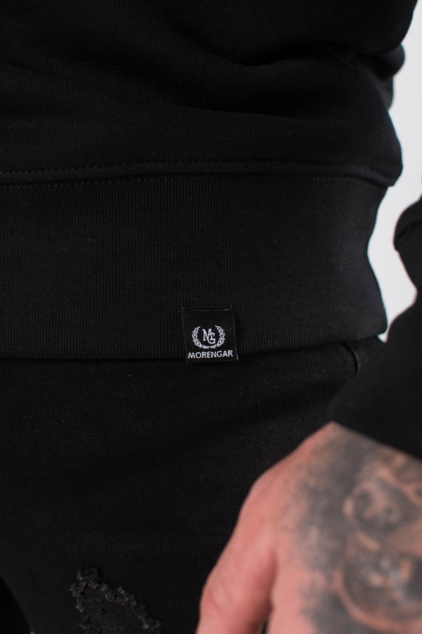 MORENGAR PARIS PULLOVER - SCHWARZ