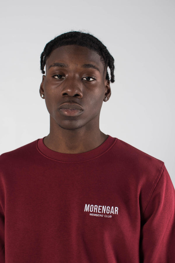 MEMBERS' CLUB SWEATER | BURGUNDY 280-GSM