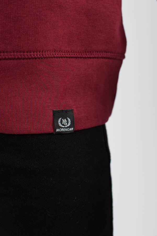 MEMBERS' CLUB SWEATER | BURGUNDY 280-GSM