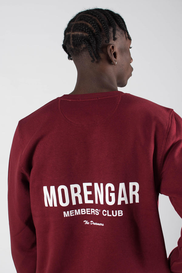 MEMBERS' CLUB SWEATER | BURGUNDY 280-GSM