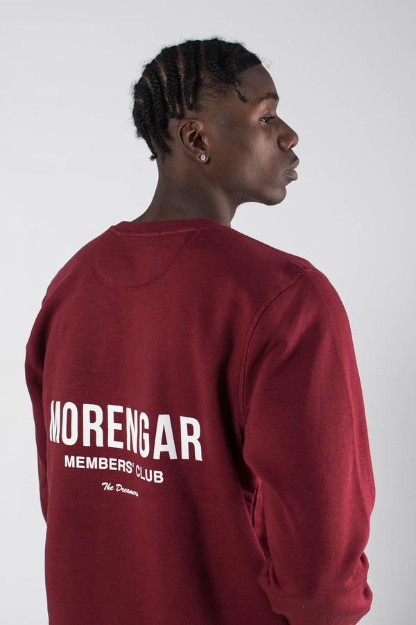 MEMBERS' CLUB SWEATER | BURGUNDY 280-GSM