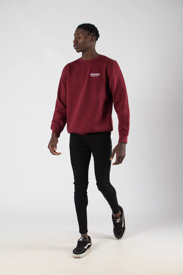 MEMBERS' CLUB SWEATER | BURGUNDY 280-GSM