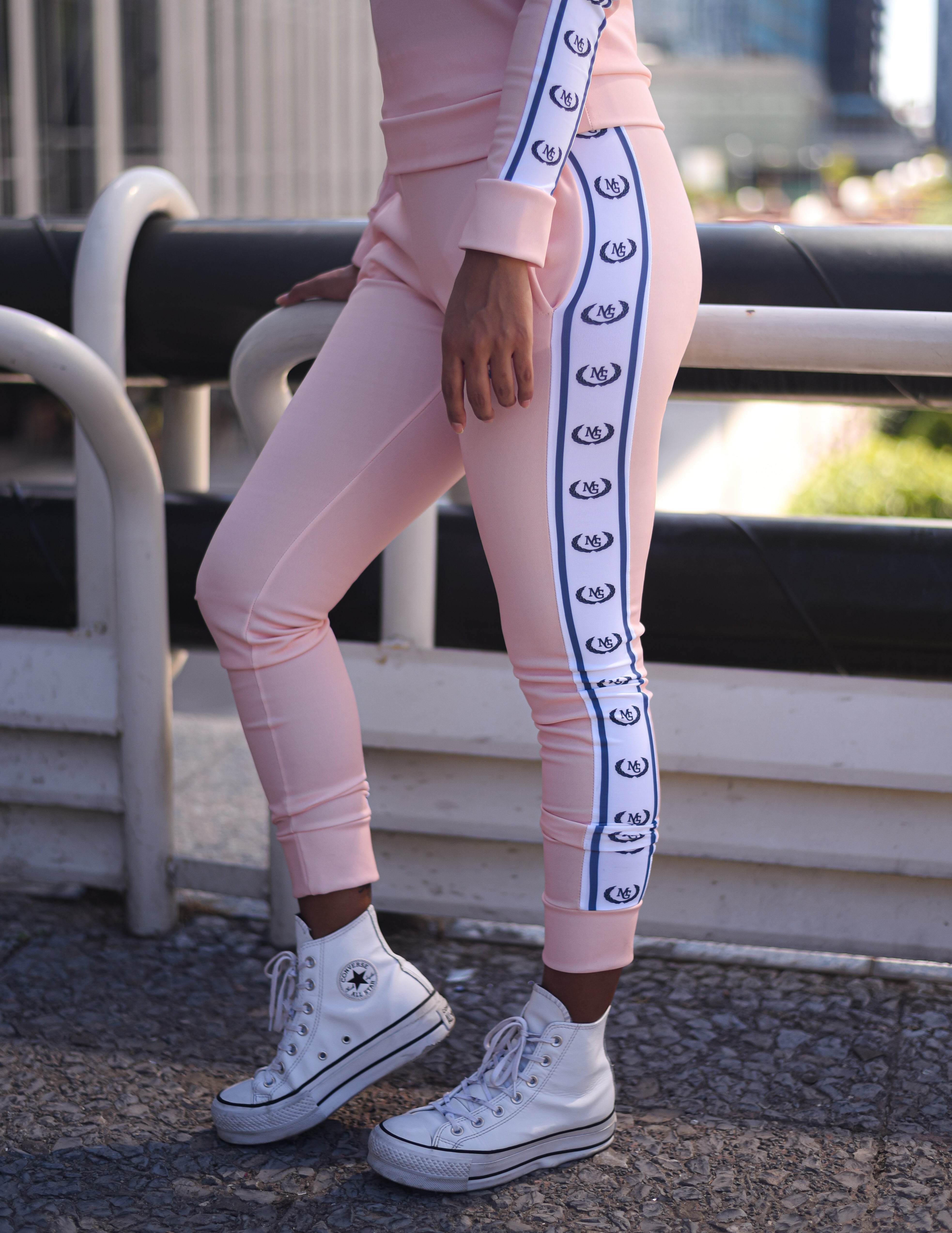 Pantalones de chándal MG - Rosa pálido - Mujer