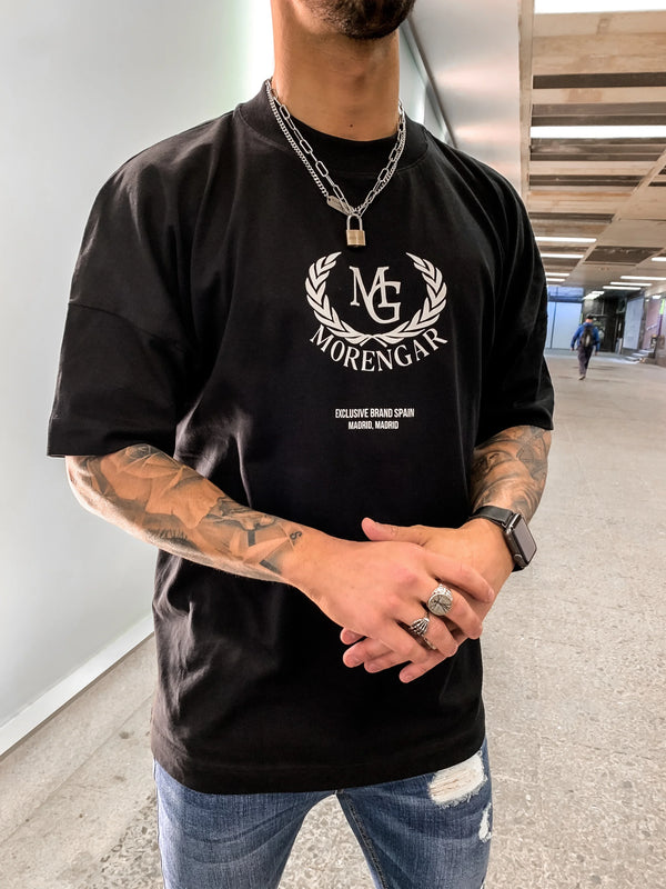 EXCLUSIVE BRAND T-SHIRT | SCHWARZ