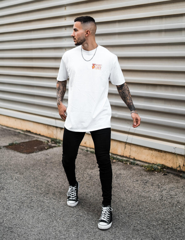 T-SHIRT MAKE LOVE | WEISS