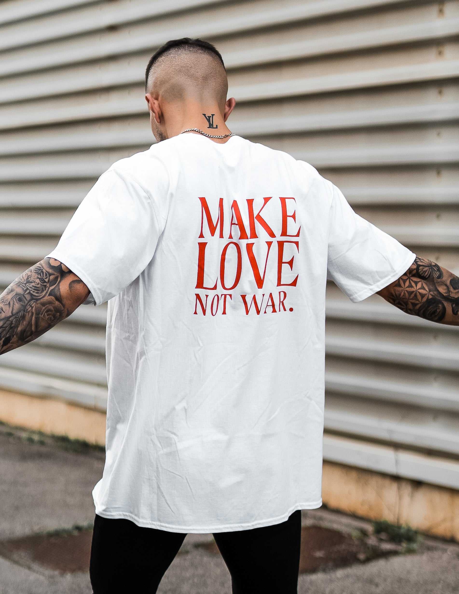 T-SHIRT MAKE LOVE | WEISS