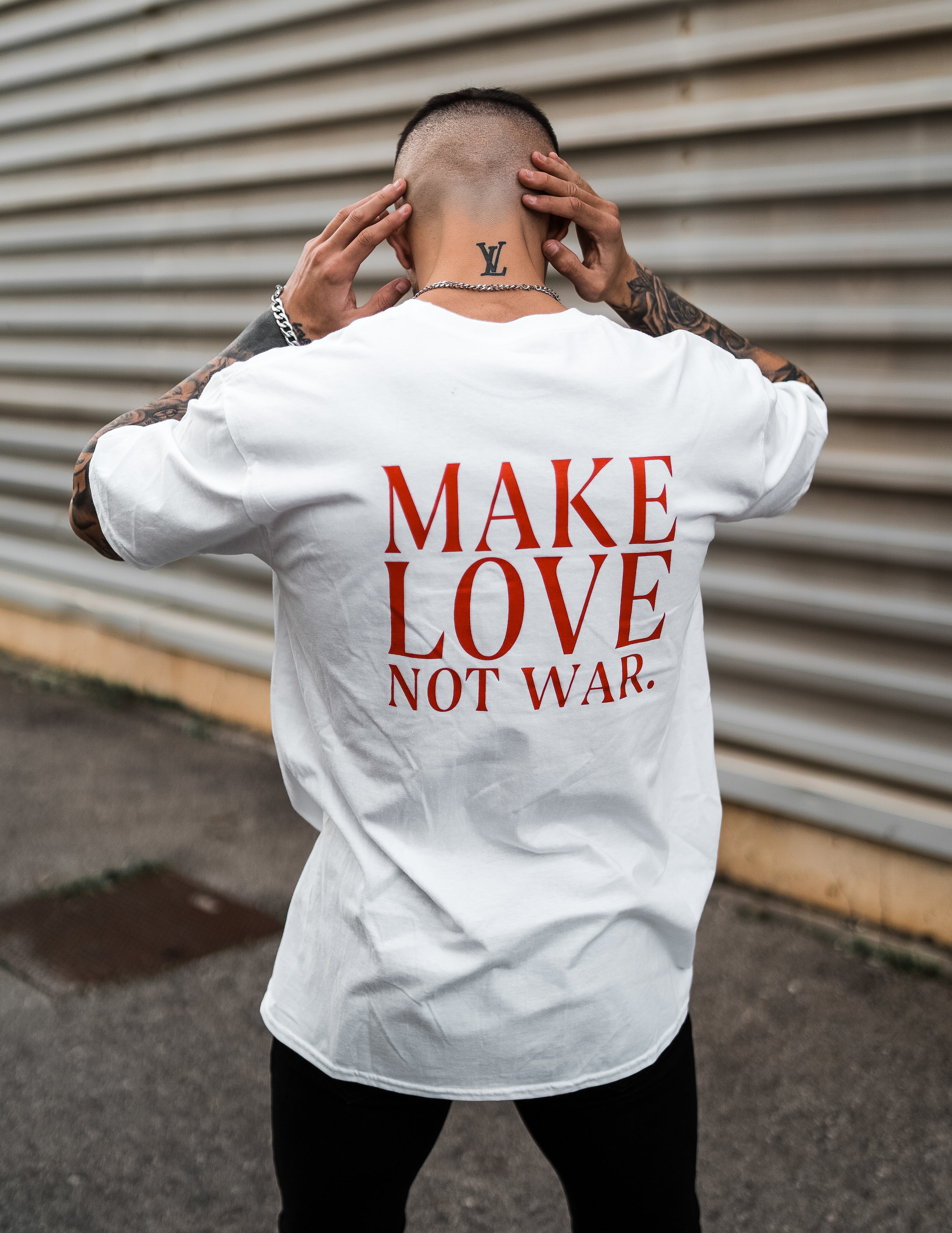 T-SHIRT MAKE LOVE | WEISS