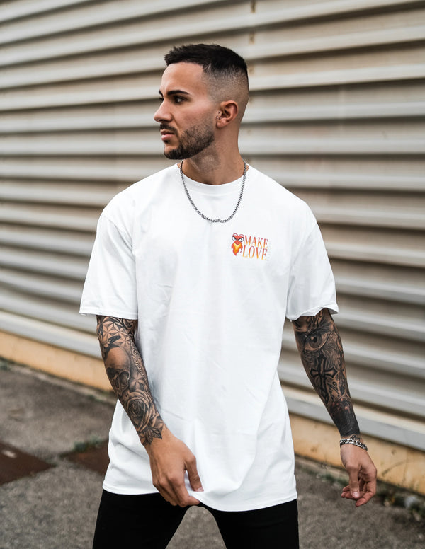 T-SHIRT MAKE LOVE | WEISS