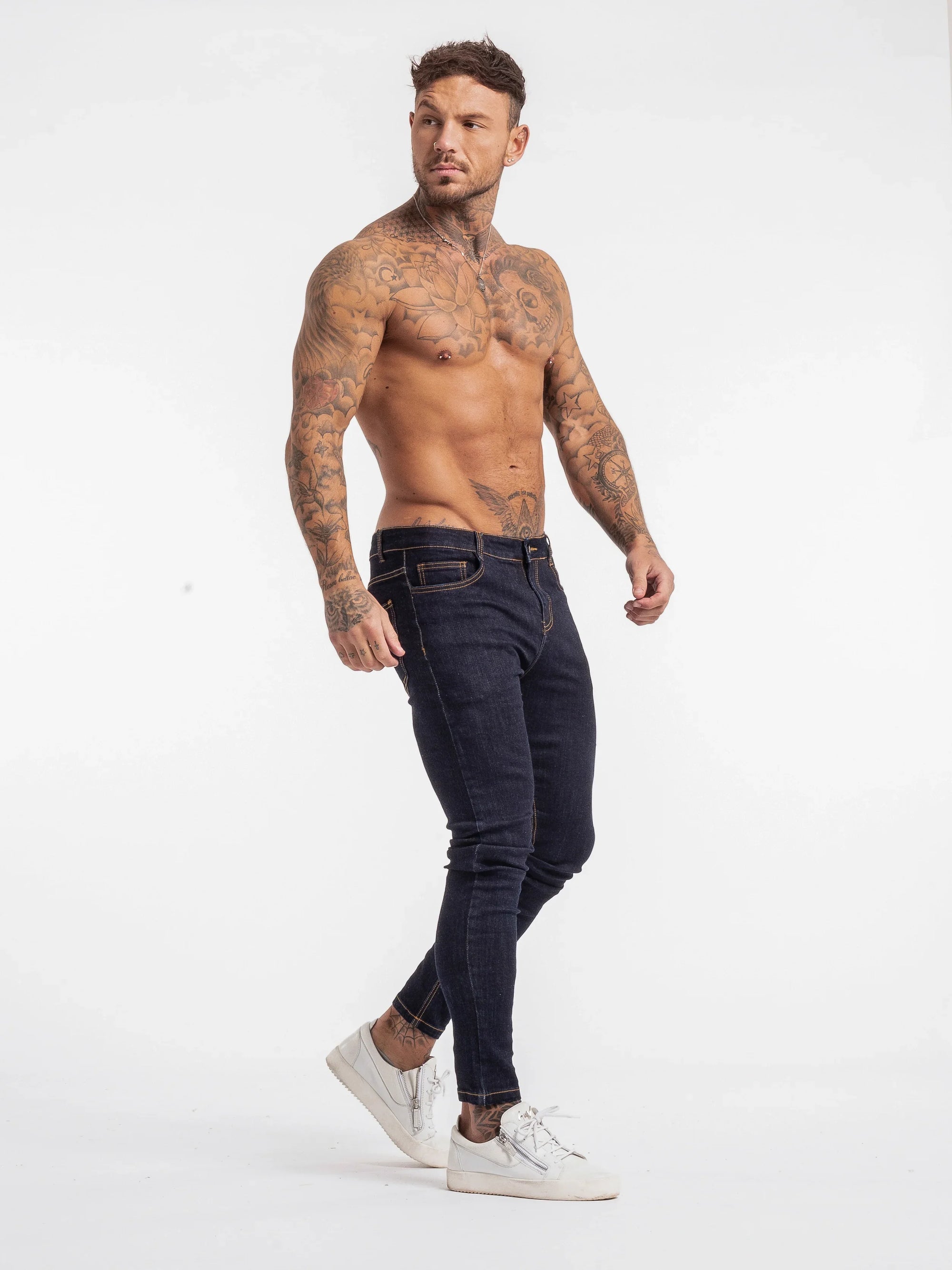 BASIC JEANS |  NAVY BLUE